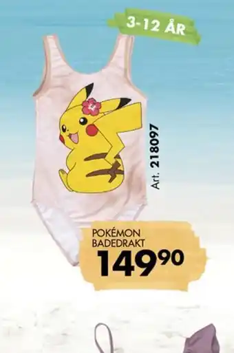 Sparkjøp POKÉMON BADEDRAKT tilbud