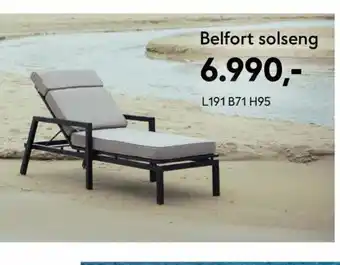 Hageland Belfort solseng tilbud