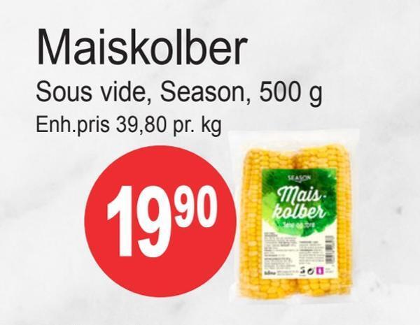 Joker Maiskolber tilbud