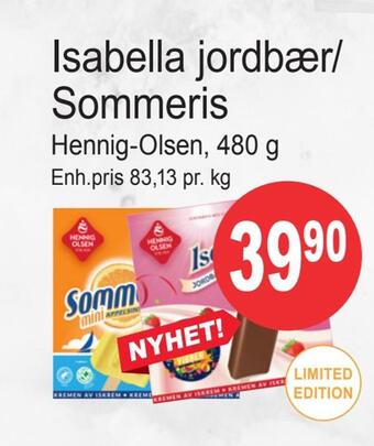 Joker Isabella jordbær/ sommeris tilbud