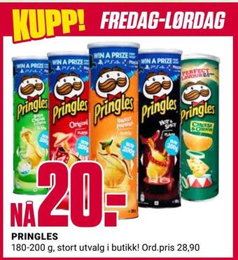 Europris Pringles tilbud