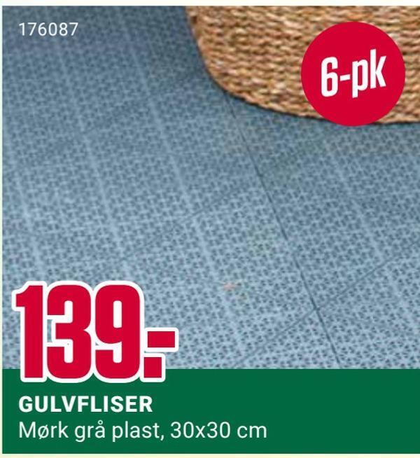 Europris Gulvfliser tilbud