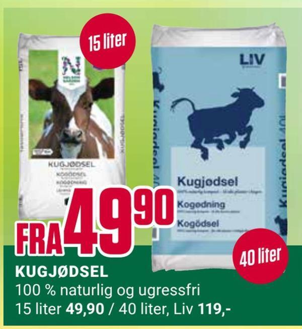 Europris Kugjødsel tilbud