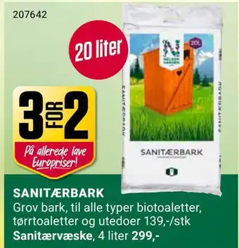 Europris Sanitærbark tilbud