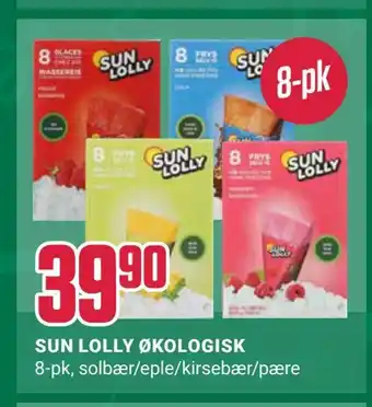 Europris Sun lolly økologisk tilbud