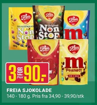 Europris Freia sjokolade tilbud