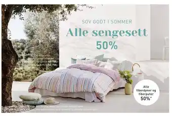 Kid Interiør Cap riviera garnfarget krepp sengesett tilbud