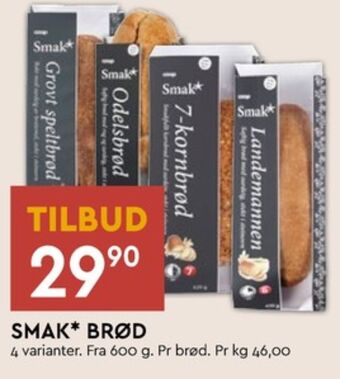 Coop Mega Smak brød tilbud