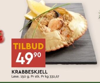 Coop Mega Ukjent krabbeskjell tilbud