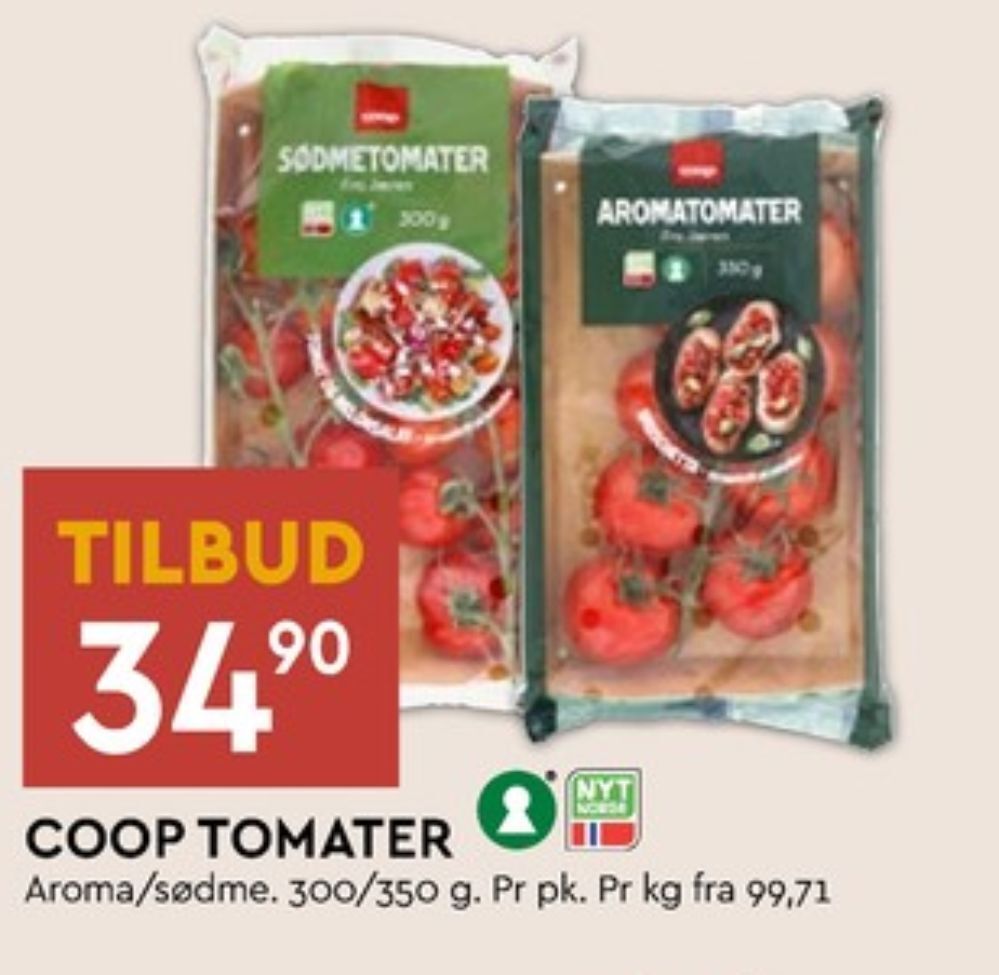 Coop Mega Coop tomater tilbud
