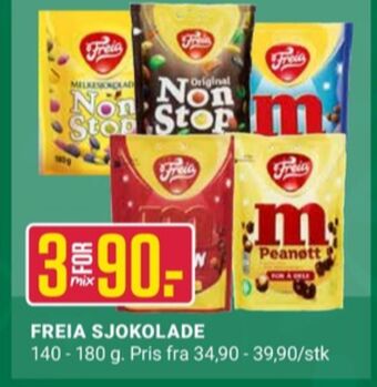Europris Nonstop sjokoladepose tilbud