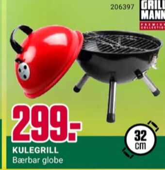 Europris Grillman kulegrill tilbud