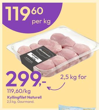 Gigaboks Kyllingfilet naturell tilbud