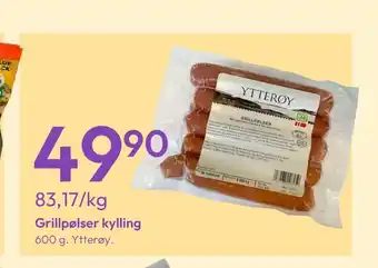 Gigaboks Grillpølser kylling tilbud