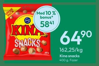 Gigaboks Kina snacks tilbud