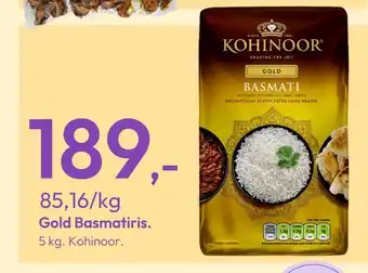Gigaboks Gold basmatiris tilbud