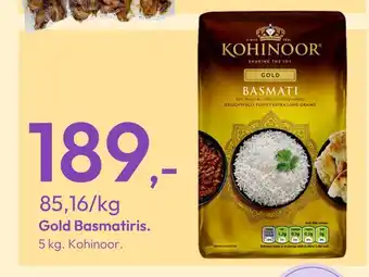 Gigaboks Gold basmatiris. 5 kg tilbud
