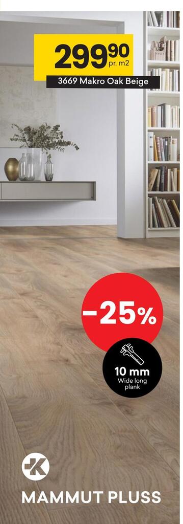 Right Price Tiles 3669 makro oak beige tilbud