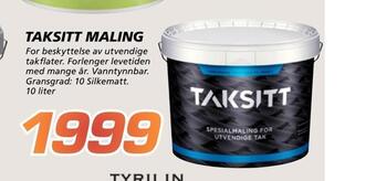 Coop Byggmix Taksitt maling tilbud