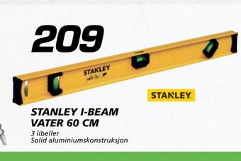 Coop Byggmix Stanley i-beam vater 60 cm tilbud