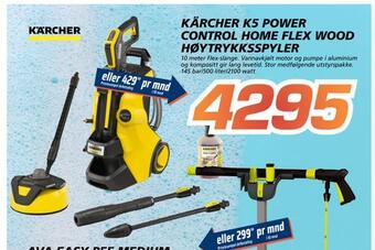 Coop Byggmix Kärcher k5 power control home flex wood høytrykksspyler tilbud