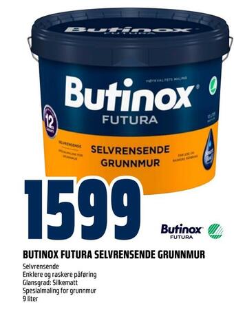 Obs Bygg Butinox futura selvrensende grunnmur tilbud
