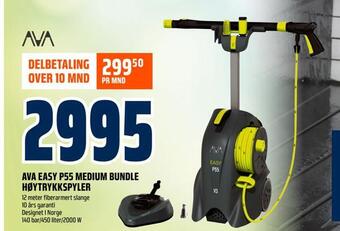 Obs Bygg Ava easy p55 medium bundle høytrykkspyler tilbud