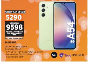 POWER Galaxy a54 5g 256 gb tilbud