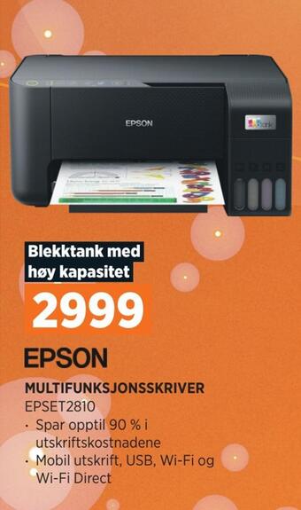 POWER Multifunksjonsskriver tilbud