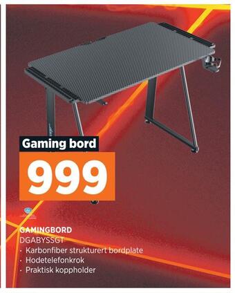 POWER Gamingbord tilbud