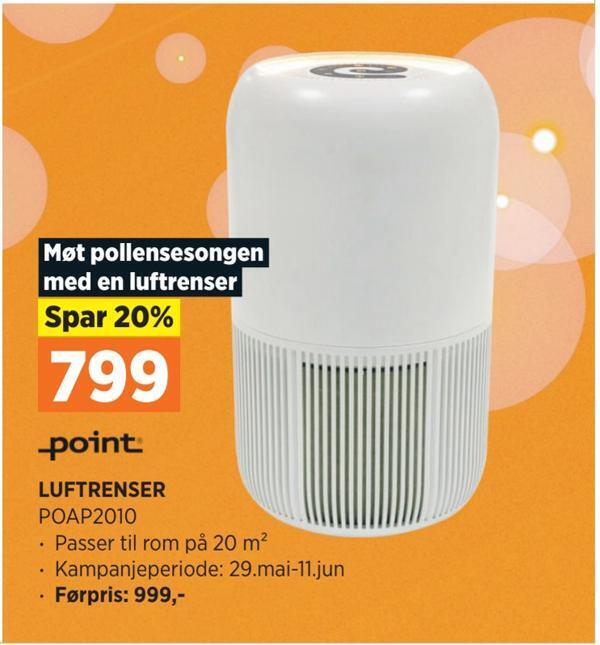 POWER Luftrenser tilbud