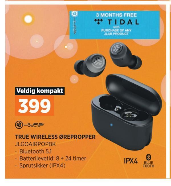 POWER True wireless ørepropper tilbud