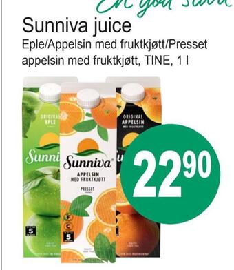 Joker Sunniva juice tilbud