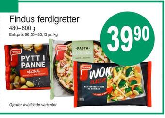 Joker Findus ferdigretter tilbud