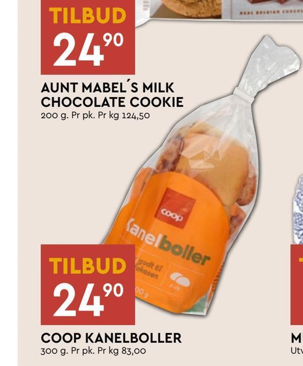 Coop Mega Coop kanelboller tilbud