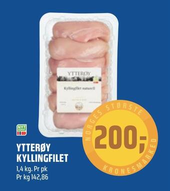 Coop Obs Ytterøy kyllingfilet tilbud