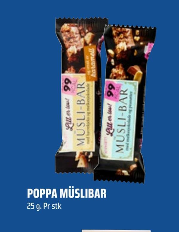 Coop Obs Poppa müslibar tilbud