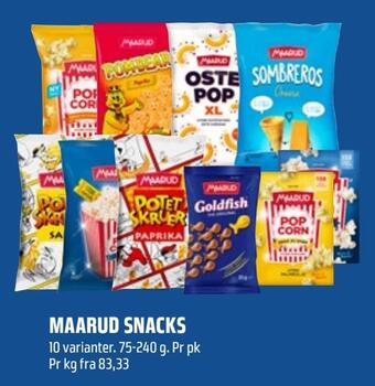 Coop Obs Maarud snacks tilbud