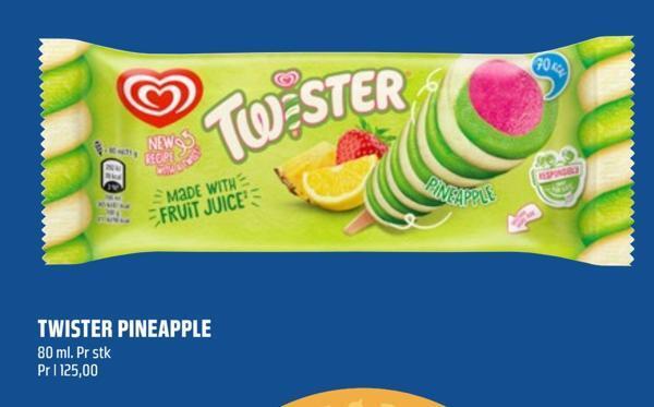 Coop Obs Twister pineapple tilbud
