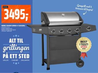 Coop Obs Nordic season florida 4+1 gassgrill tilbud