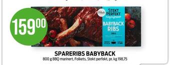 Kiwi Spareribs babyback tilbud