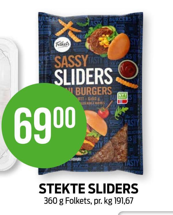 Kiwi Stekte sliders tilbud