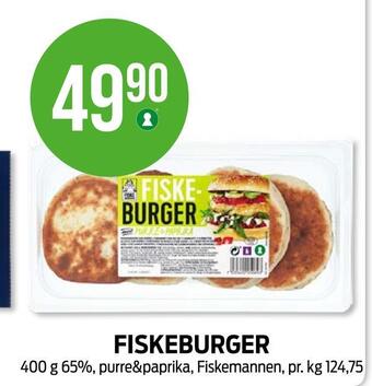 Kiwi Fiskeburger tilbud