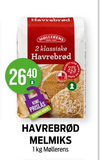 Kiwi Havrebrød melmiks tilbud