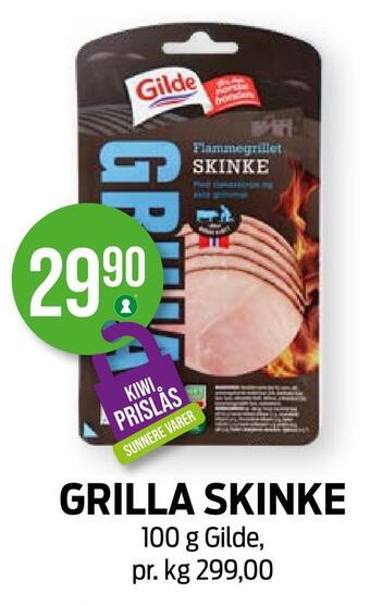 Kiwi Grilla skinke tilbud