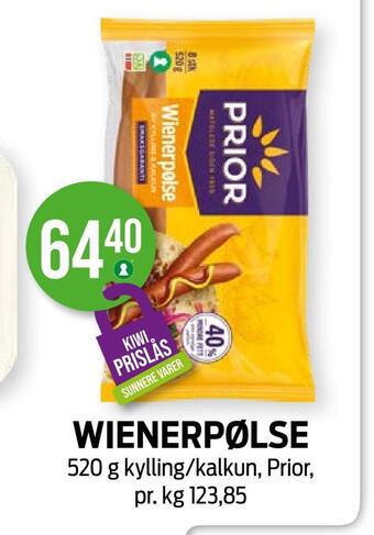 Kiwi Wienerpølse tilbud