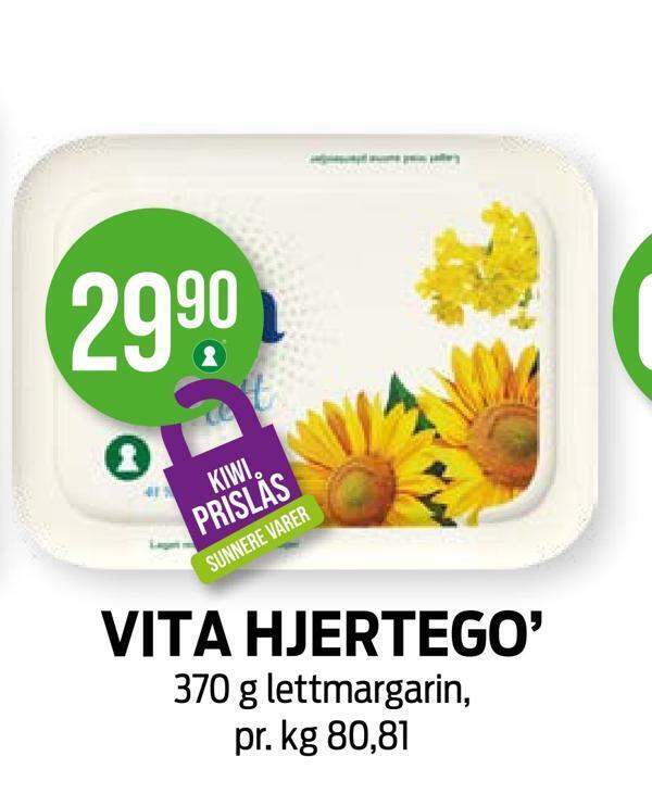 Kiwi Vita hjertego' tilbud