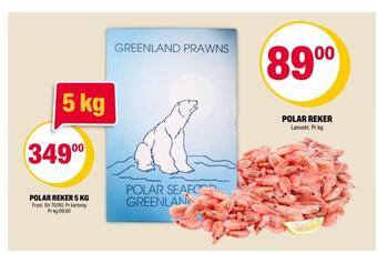Coop Extra Polar reker 5 kg tilbud