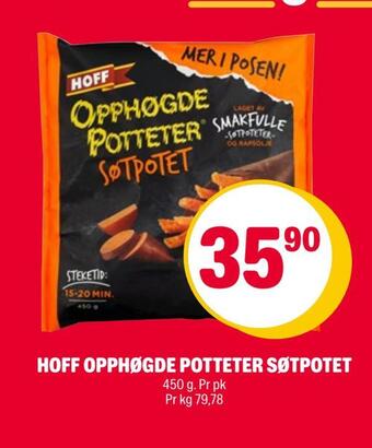 Coop Extra Hoff opphøgde potteter søtpotet tilbud