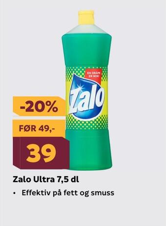 Megaflis Zalo ultra 7,5 dl tilbud
